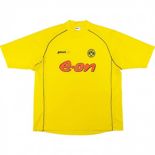 Heimtrikot Thailand Dortmund Retro 2002 Gelb Günstige Fußballtrikots